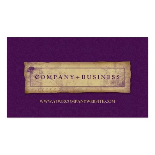 Designer Vintage Grunge Professional Business Card