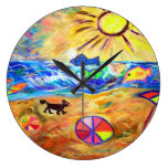 DESIGNER WALL CLOCK - OCEANVIEW - TOP GIFTS wall clocks