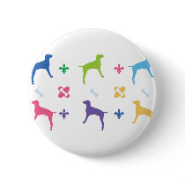 Designer Weimaraner Pins