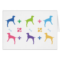 Designer Weimaraner Cards
