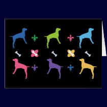 Designer Weimaraner cards