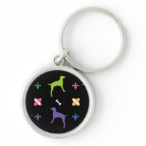 Designer Weimaraner Keychains