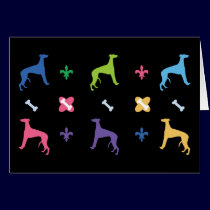 Designer Whippet cards