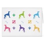 Designer Whippet Greeting Cards