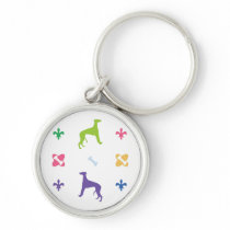 Designer Whippet Key Chain