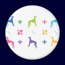 Designer Whippet magnets