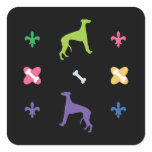 Designer Whippet Sticker