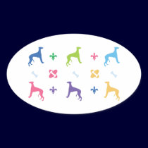 Designer Whippet stickers