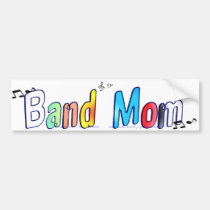 Designs By Gina Band Mom Bumper Sticker bumper stickers