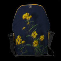 Designs From Nature Black and Yellow Daisy Bag messenger bags