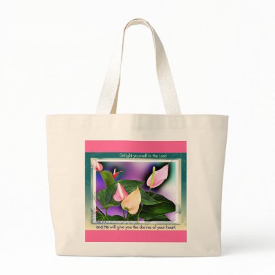 Desires of your heart canvas bag by dollargrafix
