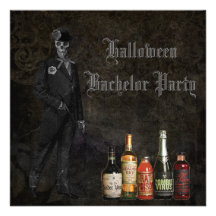 Despedida de soltero esquelética de Halloween del  Comunicados Personales