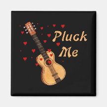Desplúmeme guitarra de la tarjeta del día de San V Iman