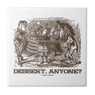 Dessert, Anyone? (Unicorn Alice Lion Wonderland) Tiles