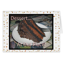 Dessert At Our Place! cards