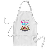 DESSERT FIRST by SHARON SHARPE aprons