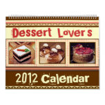 Dessert Lover's Calendar (2012 or custom)