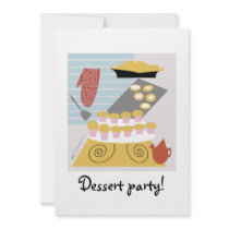 Dessert Party Invitation template