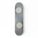 Dessert plate with colorful flower designs custom skateboard