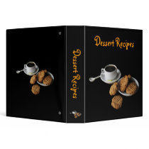 Dessert Recipes Vinyl Binder