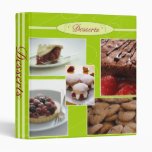 Dessert Recipes Binder