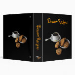 Dessert Recipes Vinyl Binder