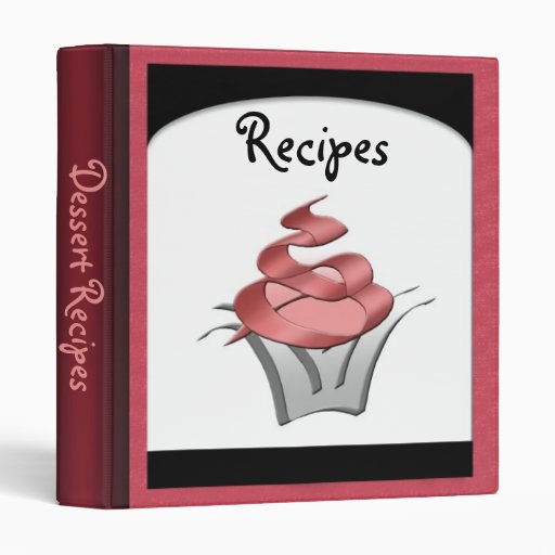Dessert Ribbons Recipe Binder