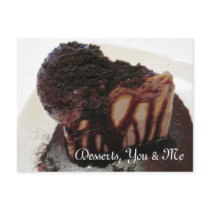 Desserts, You & Me Postcard
