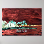 Destin Florida beach canvas painting print