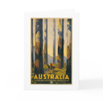Destination Australia Vertical Greeting Card