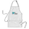 Destination Bride Flip Flop Blue Aprons