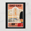 Destination: England Travel Poster Postcard