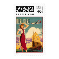 Destination: Hong Kong Custom Postage postage by retroz Destination: Hong Kong Custom Postage postage