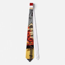 Destination: Japan Travel Poster Tie by retroz Destination: Japan Travel Poster Tie