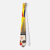 Destination Paris Graphic Tie
