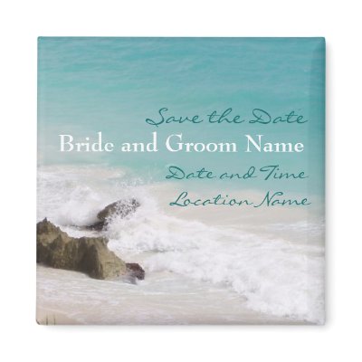 Destination Save the Date Refrigerator Magnets