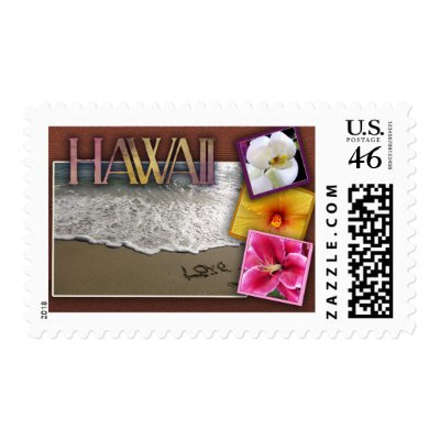 Destination wedding - Hawaii Stamp