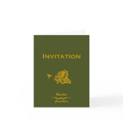 Destination Wedding Invitation Passport & Hibiscus