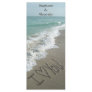 Destination Wedding Program, Beach Theme Custom Rack Card