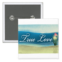 Destination wedding  - true love button