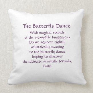 Destiny Pillow - The Butterfly Dance throwpillow