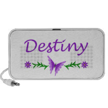 Destiny (Purple Butterfly) Notebook Speakers
