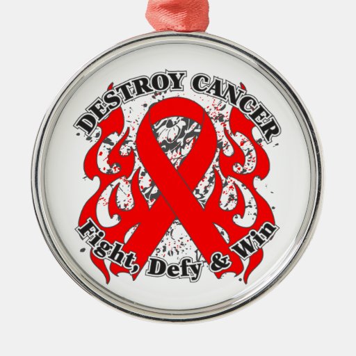Destroy Blood Cancer Ornament