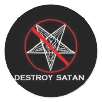 Destroy Satan Sticker by xjaakx Destroy Satan Sticker