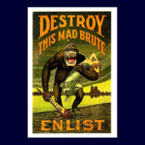 Destroy This Mad Brute ENLIST posters