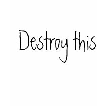 Destroy this t-shirts by ihaveOTD Destroy this t-shirts