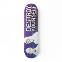 destroy yourself - purple skateboards by wsafrit destroy yourself - purple skateboards