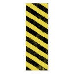 Destroyed Warning Bookmark Business Card