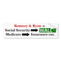 Destroying the social safety net bumper stickers
