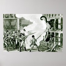Destruction of the Furious Elephant at Exeter Posters